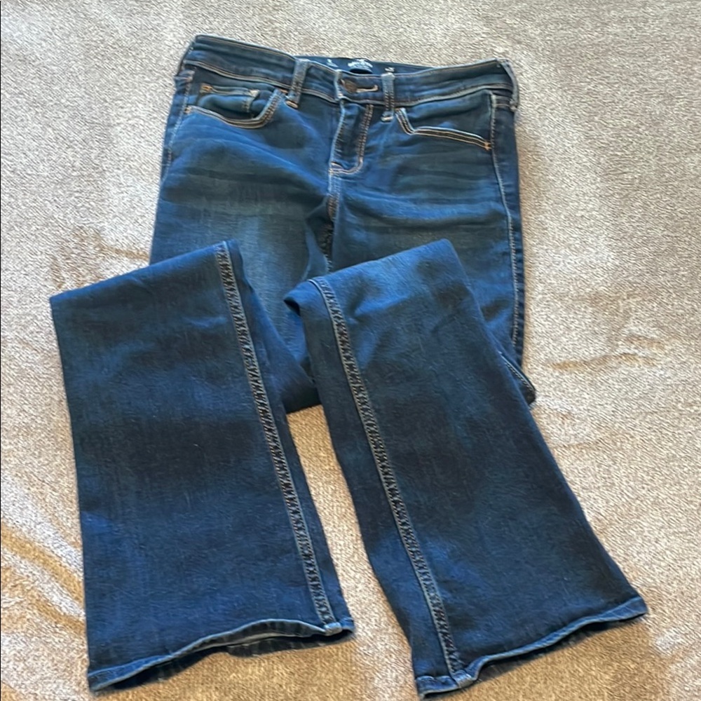 Hollister Blue Boot Cut Jeans Classic Style